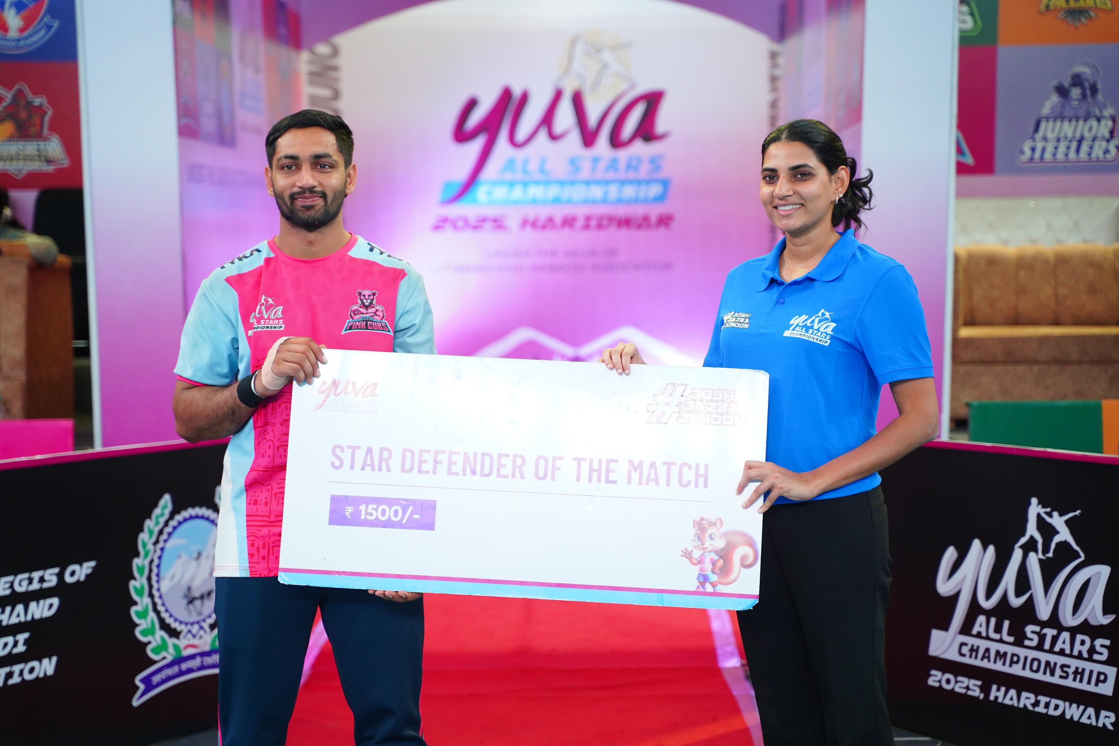 Sahil Deswal - Star Defender of the Match