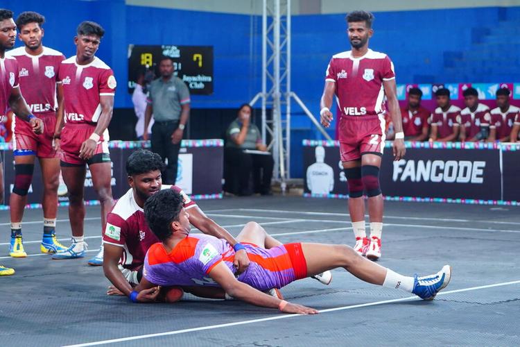 Ajith Kumar. M - Match 8 - Vels University vs Jayachitra Club - YKS TN CLUBS 2024