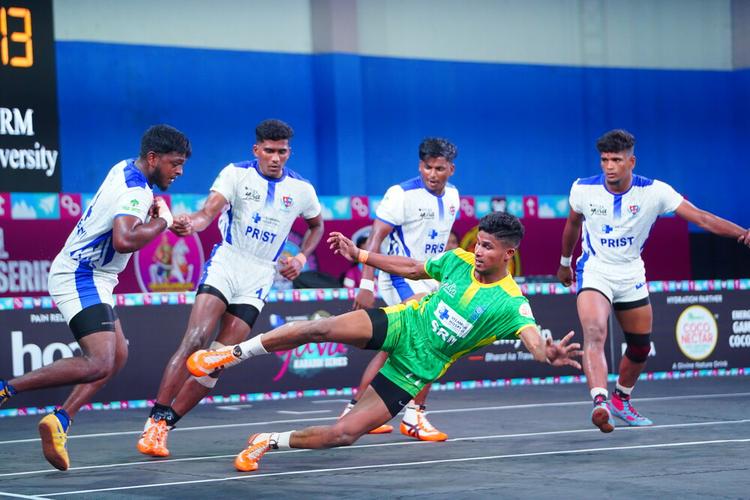 Sanjay Rajendran - Match 29 - SRM University vs PRIST University - YKS TN CLUBS 2024