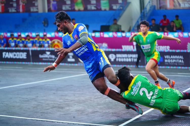 Neethi Vel Thangavel - Match 55 - SRM University vs Sivagangai Warriors - YKS TN CLUBS 2024