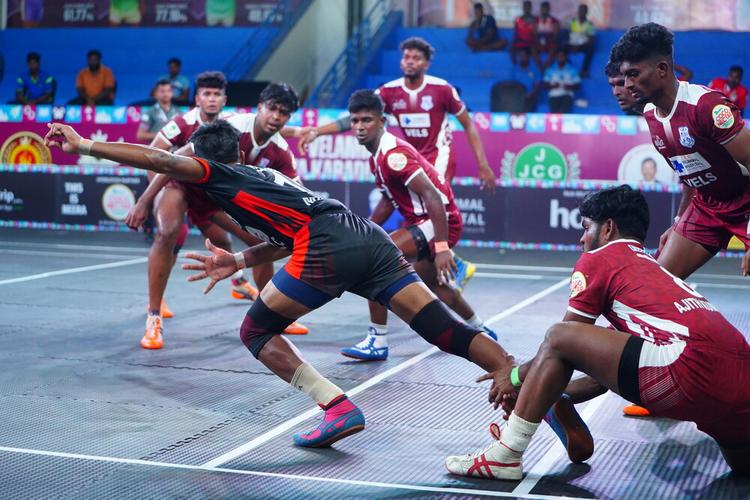 Ajith Kumar. M - Match 57 - Vels University vs AMKC Gobi - YKS TN CLUBS 2024