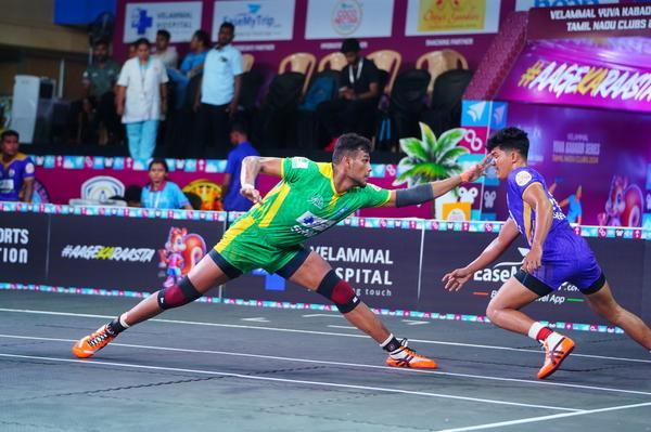 K Dharanidharan - Match 59 - SRM University vs N.A. Academy - YKS TN CLUBS 2024