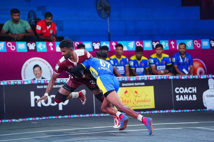 N. Praveen Raj - Match 61 - Vels University vs Sivagangai Warriors - YKS TN CLUBS 2024