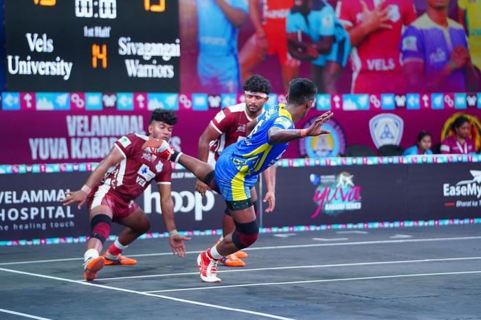 A Nanthakumar - Match 61 - Vels University vs Sivagangai Warriors - YKS TN CLUBS 2024