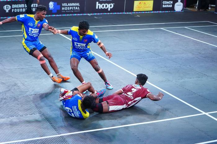 N. Praveen Raj - Match 61 - Sivagangai Warriors vs Vels University - YKS TN CLUBS 2024