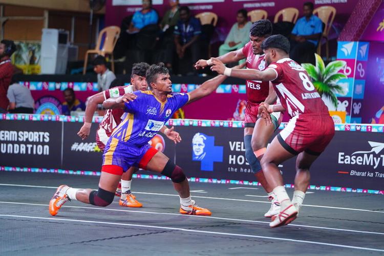 Ajith Kumar. M - Match 65 - N.A. Academy vs Vels University - YKS TN CLUBS 2024