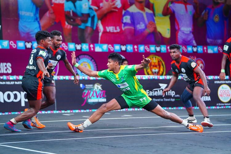 Sanjay Rajendran - Match 69 - AMKC Gobi vs SRM University - YKS TN CLUBS 2024