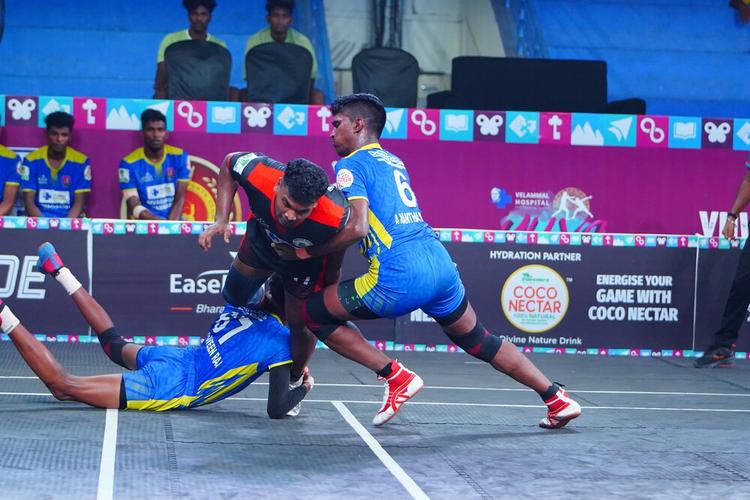 B Arunkumar - Match 75 - AMKC Gobi vs Sivagangai Warriors - YKS TN CLUBS 2024
