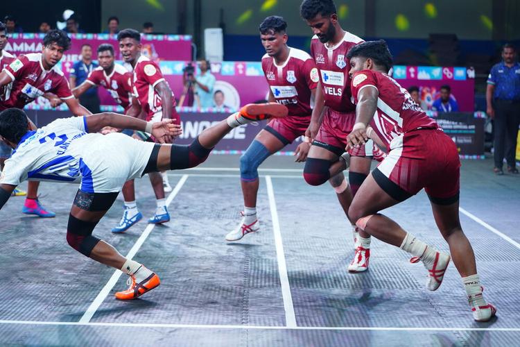 Ajith Kumar. M - Match 110 - PRIST University vs Vels University - YKS TN CLUBS 2024