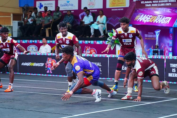 Ajith Kumar. M - Semi-Final 1 - N.A. Academy vs Vels University - YKS TN CLUBS 2024