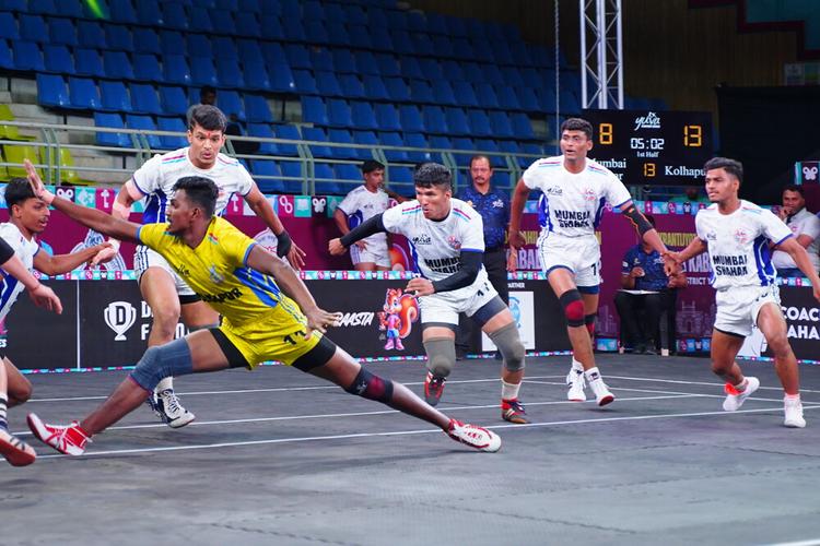 Tushar Shinde - Match 63 - Mumbai Shahar vs Kolhapur District - KMP YKS IDYL 2024